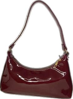 Trendy Burgundy Shoulder Bag With Zipper, Trendy Burgundy Bag With Zipper Closure, Trendy Burgundy Shoulder Bag For Errands, Trendy Burgundy Shoulder Bag With Removable Pouch, Square Handbag, Patent Leather Bag, Mini Shoulder Bag, Valentines Gift, Small Crossbody