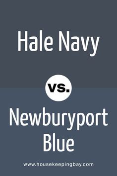 Hale Navy vs. Newburyport Blue by Benjamin Moore Navy Office Walls, Bm Hale Navy, Bathroom Paint Colors Blue, Newburyport Blue, Dark Blue Bedroom Walls, Deep Blue Paint, Navy Paint Colors, Benjamin Moore Kitchen, Hale Navy Benjamin Moore