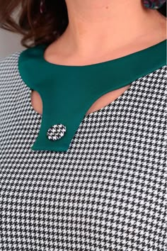 Neck Ideas, Women Blouses Fashion, Design Moda, Dress Neck Designs, Ladies Shirt, Neckline Designs