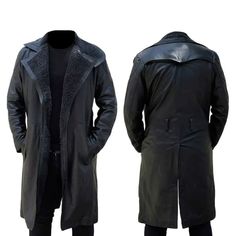 Winter Trench Overcoat 100% Genuine Black Leather with Black Fur Long Jacket Men's Ocercoat... "This coat is made with high quality grade A Medium weight Genuine Sheepskin Leather" Material, Sheepskin Leather Lining, Artificial Fur Collar, Bend Closure, Hook Eye / Belt Sleeve, Long Sleeves  Colour, Black Style, Trench Coat / Winter *Shipping Policy: We Offer Worldwide Shipping.  * We ship our every product at the mentioned time for customer gratification.  * We ship every order via DHL, USPS, Sk