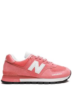 pink suede mesh panelling logo patch to the side round toe front lace-up fastening logo-embroidered tongue branded insole rubber sole These styles are supplied by a premium sneaker marketplace. Stocking only the most sought-after footwear, they source and curate some of the most hard to find sneakers from around the world. New Balance Mesh Running Shoes With Perforated Toe Box, New Balance Low-top Running Shoes With White Sole, Pink Leather Sneakers For Jogging, Pink Leather Jogging Sneakers, New Balance Low-top Sneakers For Jogging, New Balance Custom Casual Jogging Sneakers, New Balance Sneakers With Boost Midsole For Jogging, Sporty New Balance Sneakers With Rubber Sole, Pink Sneakers With Contrast Sole For Streetwear