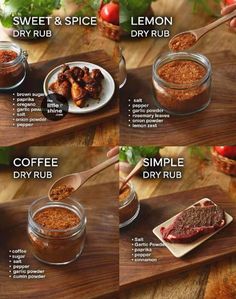 the steps to make homemade barbecue rubs