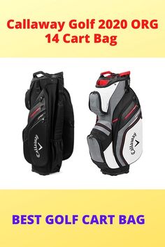 Golfers  will get here detailed reviews of #Callaway Golf 2020 ORG 14 Cart Bag alongwith 9 other best golf bags for push cart with buying guide. Push Cart, Callaway Golf, Best Top