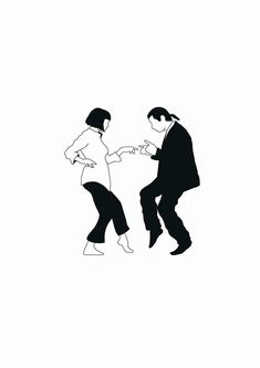 Pulp Fiction Stencil, Pulp Fiction Tattoo Minimalist, Classic Movie Tattoos, Pulp Fiction Drawing, Tarantino Tattoo Ideas, Pulp Fiction Painting, Pulp Fiction Tattoo, Arte Pulp, Movie Tattoo