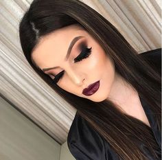 INSPIRAÇÃO: MAQUIAGEM DE FESTA DA SEMANA Make Up Guide, Brunette Makeup, Bridal Makeup Natural, Glossy Makeup, Makeup Looks For Brown Eyes, Make Up Looks