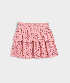 With super-soft floral corduroy and smocking at the waist, this twirl-worthy tiered skirt is ready for a season full of fun events. Girls Smock, Soft Floral, Fun Events, Tier Skirt, Ruffle Skirt, Bottom Clothes, Tiered Skirt, Short Girls, Waist Skirt