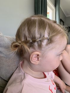 Hairstyles For Thinner Hair Toddler, Easy Infant Hairstyles, Short Curly Toddler Hairstyles, Two Year Old Hairstyles, Toddler Short Hairstyles Girl, Toddler Hairstyles Short Hair, Hair Styles For Toddlers With Short Hair