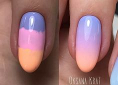 Ombre Colour, Accent Nail Designs, Super Nails, Diy Nail Designs, Nails Spring, Ideas Nails, Trendy Nail Design, Pastel Nails