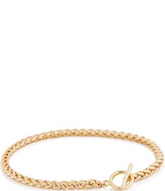 From SHASHI&#x2C; this bracelet features:Line bracelet14k gold plated brassToggle closure Approx. 7" length Made in the U.S.A Dillard's, Olympia, Jewelry Accessories, Jewelry Bracelets, Gold Bracelet, Gold Plate, Plating, Brass, Bracelet