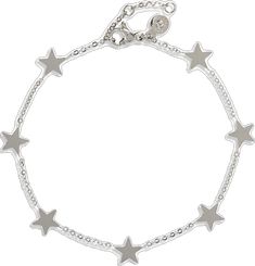 Dainty Adjustable Chain Bracelet With Star Charm, Elegant Adjustable Chain Bracelet With Star Charm, Elegant Adjustable Star-shaped Chain Bracelet, Star Jewelry With Lobster Clasp, Elegant Adjustable Charm Bracelet With Star Charm, Adjustable Metal Bracelet With Star Charm, Adjustable Metal Charm Bracelet With Star Charm, Dainty Star Charm Bracelet, Dainty Sterling Silver Bracelet With Star Charm