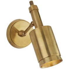 Visual Comfort - TOB 2097HAB - One Light Wall Sconce - Anders - Hand-Rubbed Antique Brass Thomas O'brien, Cord Cover, Recessed Downlights, Circa Lighting, Wall Lighting Design, Light Architecture, Burke Decor, Wall Light Fixtures, Visual Comfort