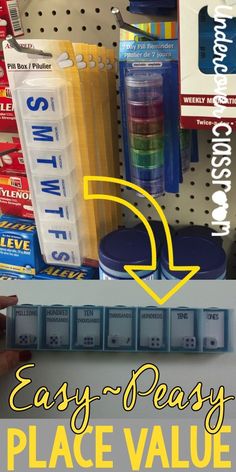 an easy - to - use place value label is displayed in the store