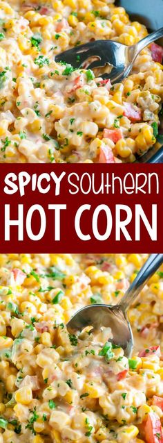 this spicy southern hot corn casserole is the perfect side dish for any meal