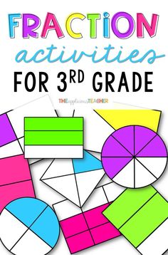 an image of fraction activities for 3rd grade