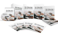 Online Side Hustle Ideas Ebook Video Course (PLR / MRR) Online Side Hustles, Online Interview, Second Job, Side Hustle Ideas, Online Side Hustle, Sales Funnel, Video Course, Hustle Ideas, One Job