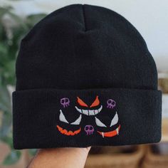 Hey there, please read! 👋🙂• Every order is embroidered and shipped from Dallas, Texas.• Each order supports this one-person small shop.• Follow our Instagram ➡ @EmbroideredDadHats★ Want this on a Bucket Hat or Dad Hat? ★➡ LAVENDER GHOST BUCKET HAT ➡ LAVENDER GHOST DAD HAT ➡ ALL PRODUCTSDetails• Adult, one size fits all.• 100% Acrylic.• 7.5" wide, 9" long with 3-inch folded cuff.Placing an order• Please check that your address is correct at checkout (this helps avoid delays/fees).• Gift order? Hats Collection, Boys Beanie, Crochet Women, Cat Beanie, Cute Beanies, Embroidered Beanie, Women Hats, Mens Sweatshirts Hoodie, Man Hat