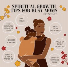 a woman holding a baby in her arms with the words, tips for busy moms