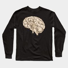 Brain Floral, Mental Health Matters -- Choose from our vast selection of Long Sleeve T-Shirts to match with your favorite design to make the perfect custom graphic Long Sleeve T-shirt. Pick your favorite: Classic or Premium. Customize your color! For men and women. Human Brain, Human Anatomy, Long Sleeve Tshirt, The Selection, Human, Long Sleeve, T Shirt, Black