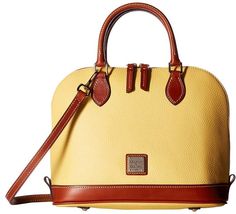 Dooney & Bourke Pebble Zip Zip Satchel Satchel Handbags Back Bag, Fossil Handbags, Satchel Handbags, Signature Logo, New Handbags, Dooney Bourke, Product Reviews, Pebbled Leather, Leather Trims