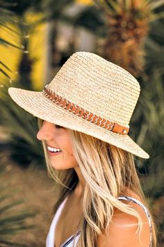 Panama Hats For Women, Womens Beach Hat, Straw Panama Hat, Beach Hats, Classic Hats, Modern Beach, Boho Girl, Straw Hats