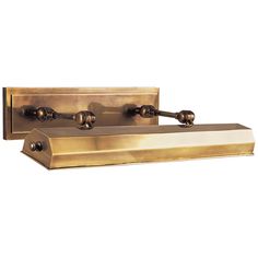 Visual Comfort - CHD 5147AB - Two Light Picture Light - Dorchester2 - Antique-Burnished Brass Brass Picture Light, Recessed Downlights, Circa Lighting, Light Architecture, Wall Light Fixtures, Light Display, Picture Light, Signature Collection, Visual Comfort