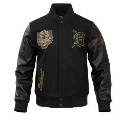 Fabric Content: Style: LDT6312887-JBK Tiger Jacket, Versace Print, Best Jersey, Baseball Varsity Jacket, Men's Jackets, Letterman Jacket, Detroit Tigers, Suit Shop, Major League Baseball