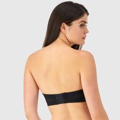 Get the lift you desire with the comfort you crave with this beautiful multiway bra. It's designed for no poking or digging while also offering a natural lift, enhancing and embracing your shape with support. Foam cups provide shaping with no show-through. You'll love the 5-way convertible straps that can be worn strapless, traditional, crisscross, halter, or one-shoulder - giving you endless wardrobe options. Maidenform® M: Because why wouldn’t you choose a bra that’s as confident as you are? Bandeau Shapewear With Medium Bust Support, Push-up Shapewear With Padded Cups, Shapewear Push-up Bra With Padded Cups, Push-up Shapewear Bra With Padded Cups, Black Strapless Bra With Medium Bust Support, Padded Black Bandeau Bra, Black Padded Bandeau Bra, Dress Tape, Multiway Bra