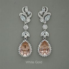 Available in Gold , Rose Gold, White Gold(silver tone) Material: Swarovski vintage rose crystals, clear cubic zirconia paved findings, plated brass findings. Size: Earrings full length 4.5cm, 1.4cm wide. Teardrop dangles are 1.6cm*1.4cm. Metal Color: Rose Gold, White gold(silver tone), gold can be paid with cards without opening paypal account. Rose Gold Chandelier Earrings, Rose Gold Bridal Earrings, Silver Bridal Earrings, Gold Chandelier Earrings, Crystal Earrings Wedding, Crystal Bridal Earrings, Crystal Chandelier Earrings, Gold Bridal Earrings, Blush Bridal