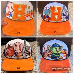 baseball theme Decorated  trucker hat. Each design is individually pressed on the hat. **WARNINGS** *Keep away from children and pets. The Freshiry is NOT RESPONSIBLE for any damages or injuries due to misuse. SOCIALS: Add our shop to your favorites!  Follow us on our FB, Instagram and TikTok pages @the_freshiry for updates on new products! POLICIES: All products are FINAL sale, but should you have an issue, please contact us within 2 days of delivery of your order and I will do my best to resol Cheap Team-colored Trucker Hat For Sports Events, Cheap Collegiate Trucker Hat For Sports, Team-colored Snapback Hat For Baseball Season, Baseball Season Fan Merchandise Baseball Cap, Sports Fan Fitted Baseball Cap For Game Day, Fun Sports Snapback Trucker Hat, Fun Snapback Trucker Hat For Sports, Sports Fan Snapback Hat, One Size Baseball Cap For Fan Merchandise