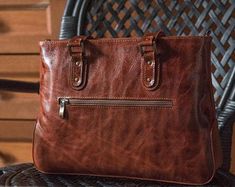 This item is unavailable Office Leather Tote Bag, Leather-backed Tote Bags For Office, Office Tote Bags With Leather Backing, Everyday Tote Briefcase With Leather Backing, Natural Leather Bag, Leather Anniversary, Italian Leather Bags, Genuine Leather Totes, Brown Leather Totes