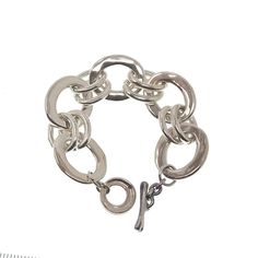 Oval Silver Chain Link Bracelet-Robert Lee Morris Designs-Swag Designer Jewelry Chain Link Bracelet Silver, Best Selling Jewelry, Robert Lee Morris, Metal Chain Link, Gift Card Sale, Selling Jewelry, Jewelry Designs, Chain Link Bracelet, Link Bracelets