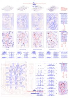 the diagram shows how many different types of patterns are used to create an intricate pattern