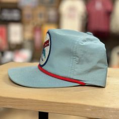 Every proud member of the Oklahoma Ski Club needs one of these snapbacks! Blue Retro Sports Hat, Retro Baseball Cap For Outdoor, Retro Snapback Sports Hat, Retro Outdoor Baseball Cap, Vintage Flat Bill Baseball Cap For Outdoor Activities, Vintage Blue Adjustable Trucker Hat, Retro Blue Hat For Streetwear, Blue Retro Cap, Blue Retro Baseball Cap For Sports