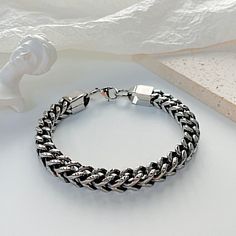 Men's master bracelet Chain length - 210mm Thickness - 10mm Stainless steel Bracelet Chain, Watch Companies, Chains For Men, Chain Link Bracelet, Chain Lengths, Chain Length, Link Bracelets, Chain Link, New Product