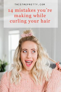 14 mistakes you're making while curling your hair Face Shape Guide, Curling Your Hair, Hair Curling Tips, Hair Mistakes, Hair Setting, Curled Hairstyles, Diy Hairstyles, Fine Hair, Hair Hacks