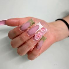 Tropical Nails, Unique Acrylic Nails, Bling Acrylic Nails, Nail Jewelry, Square Acrylic Nails, Fire Nails, Chic Nails, Best Acrylic Nails