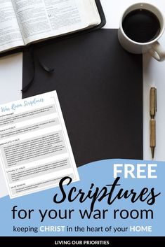 5 War Room Scriptures Printable! #warroom #prayer #livingourpriorities Wisdom Scripture, Spiritual Battle, Faith Blogs, Womens Ministry, Spiritual Warfare, Proverbs 31, Bible Lessons