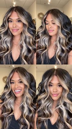 Face Frame Hair Color, Face Frame Highlights Dark Hair, Blonde Highlights On Dark Hair, Black Hair Balayage, Bold Hair Color, Brunette Hair With Highlights, Face Frame, Dark Hair With Highlights, Brown Hair Balayage