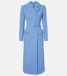 Tiana Closet, Coat Dresses, Grace Rose, Belted Wrap Coat, Elegant Classy Outfits, International Clothing, Valentino Dress, Elegant Coats, Emilia Wickstead