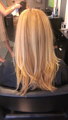 Honey Blonde Halo Top Half Ginger, Ginger Long Layers, Blonde Balayage Haircut, Blonde Highlights On Ginger Hair, Blonde Hair With Ginger Highlights, Light Ginger Hair With Blonde Highlights, Highlights Ginger Hair, Balayage Long Layers, Strawberry Blonde Hair With Highlights