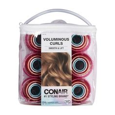 Conair has everything you need for beautiful hair. Create volume and lift! These multi-color self-grip rollers smooth the hair, leaving no indentation marks. Use them on wet, damp, or dry hair, with or without styling lotion or gel for soft, casual curls. This set comes in a convenient carrying case with 31 rollers in assorted sizes. The Conair lineup of top-quality mirrors, combs, shears, hair towels, and rollers ensures you have the tools you and your family need to stay perfectly primped. Cou Hair Roller Set, Casual Curls, Hair Towels, Volumizing Hair, Voluminous Curls, Beauty Regimen, Hair Towel, Roller Set, Hair Rollers