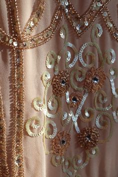 Rose gold with irrescent green aroura borealis beaded wedding | Etsy Wedding Dress Art Deco, Aroura Borealis, Wedding Dress Art, Beaded Bridal Gown, Flapper Wedding, Beaded Wedding Dress, Downton Abbey Fashion, Dress Art, Wedding Dresses Beaded