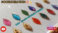 some different types of beading on a white cloth with the words dokification below it