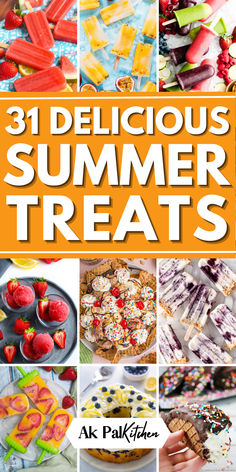 Dive into the season with these easy summer treats. Explore our easy no-bake summer desserts, from homemade ice cream recipes to refreshing fruit popsicles. Find healthy summer snacks, summer cakes and cupcakes, and fruit desserts. Whether you're hosting a BBQ party, planning a summer picnic, or just looking for a quick summer dessert recipe, our kid-friendly treats and tropical sweets are sure to be a hit. Savor the taste of summer with these homemade summer recipes! Summer Time Snack Ideas, Summer Recipes Snacks, June Desserts, Summer Treats For Kids, Summer Recipes For Kids, Easy Summer Treats, Kids Bake Sale, Summer Snack Ideas, Quick Summer Desserts