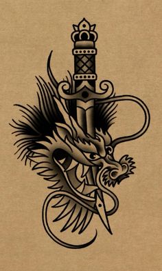 Toxic Logo, Tradition Dragon Tattoo, American Traditional Tattoos Dragon, Old School Japanese Tattoo, Dragon Head Tattoo Traditional, American Traditional Dragon Tattoo Black, Traditional Japanese Dragon Head Tattoo, Dragon Tattoo Leg, Tattoo New School