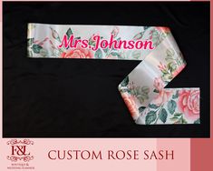 Tropical Theme Sash  Celebrate in style with our luxurious Custom Satin Sash! Whether it's for a birthday, bachelorette party, baby shower, graduation, or any special occasion, this elegant satin sash will make you or your guest of honor stand out. ✨ Product Details: Made from smooth, high-quality satin for a luxurious look and feel. Customizable Text: Add your personal message, name, or title in your choice of font and color. Available in various sizes from XS to 2XL. Please Refer to Size Chart given in the Listing. Perfect for All Occasions: Great for weddings, birthdays, pageants, proms, graduations, baby showers, and more! ✨✨ Details ✨✨ ➺ Material : Satin Ribbon. ➺ Printing : Vinyl Heat Press.  Note  ↳ If you want to do any kind of changes, mockups or cancel the order reach us within 4 Bride Sash, Personalized Sash, Bride Wedding Gift, Bridesmaid Sash, Bride To Be Sash, Wedding Sash Belt, White Bride, Satin Sash, Wedding Gifts For Bride