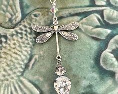 Elegant Adjustable Dragonfly Jewelry, Elegant Silver Dragonfly Jewelry, Dainty Sterling Silver Dragonfly Jewelry, Dainty Silver Dragonfly Jewelry, Spiritual Dragonfly Jewelry Gift, Elegant Adjustable Dragonfly Necklace, Elegant Dragonfly Jewelry For Jewelry Making, Handmade Silver Dragonfly Jewelry, Elegant Sterling Silver Dragonfly Jewelry