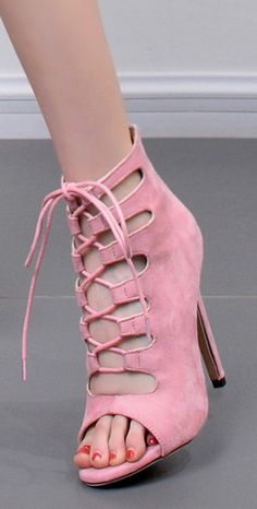 $54.90 - Cute pink stiletto high heels sandals with straps. Those heels shoes are for elegant ladies, classy teens and modern fashion. Chic Open Toe Lace-up Sandals For Party, Trendy Fitted Lace-up Open Toe Sandals, Trendy High Heel Platform Lace-up Sandals, Chic Fitted Open Toe Lace-up Sandals, Trendy Lace-up Sandals For Party, Trendy Lace-up Sandals For Night Out, Trendy High Heel Lace-up Sandals For Evening, Trendy Open Toe Lace-up Sandals For Party, Chic Open Heel Lace-up Sandals For Party