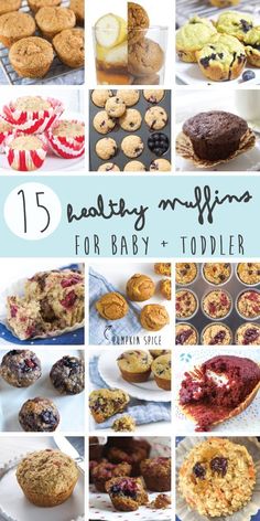 the top ten healthy muffins for baby and toddler