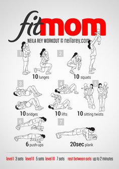 a poster showing how to do an exercise for the first time in her life, with instructions